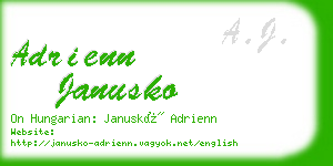 adrienn janusko business card